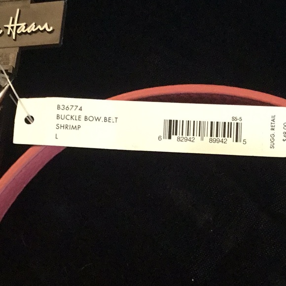 COLE HAAN LEATHER SKINNY WOMEN’S BELT SIZE LARGE - Picture 2 of 7